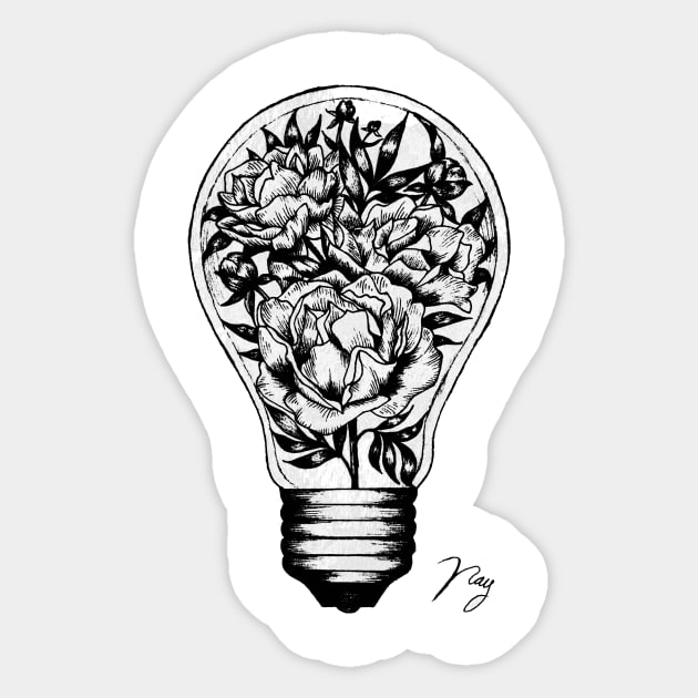 Floral Light Sticker by Akbaly